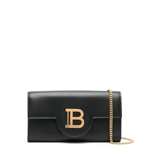 Black Leather Chain Bag